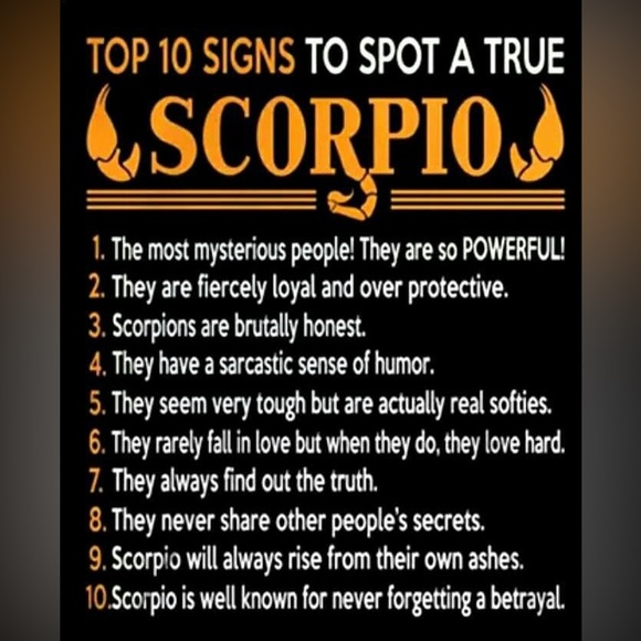 2/$6 ๐งช SCORPIO Astrology Horoscope Necklace w/ Info Card - Picture 7 of 16